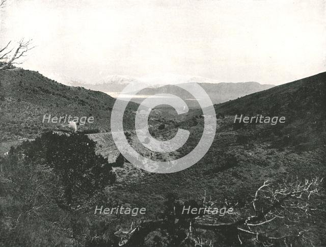 Utah Lake from Circle Point, Salt Lake City, USA, 1895.  Creator: Charles Roscoe Savage.