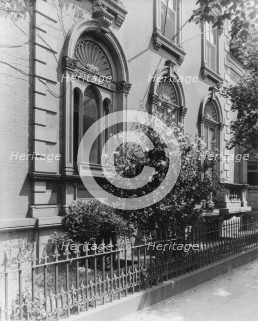 Corcoran House, at NE corner of Conn. and H, N.W., Washington, D.C., c1900. Creator: Frances Benjamin Johnston.