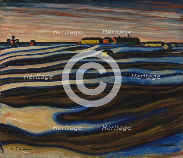 Nocturne (Liminka), 1930. Creator: Vilho Lampi.