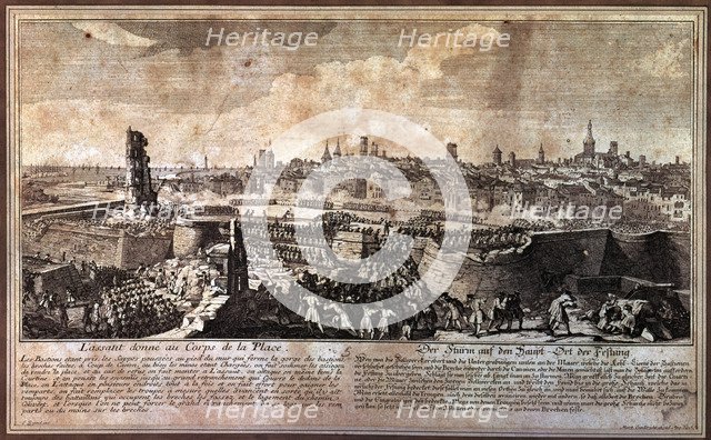 War of the Spanish Succession (1701 - 1715), 'Entrance of the troops of Philip V in Barcelona in …