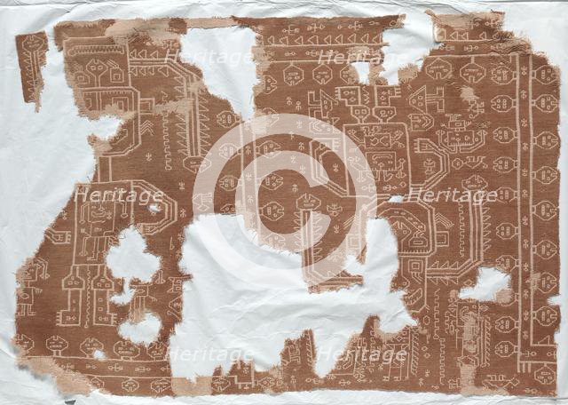 Fragment of a Mantle with Oculate Being, 200 BC-1. Creator: Unknown.