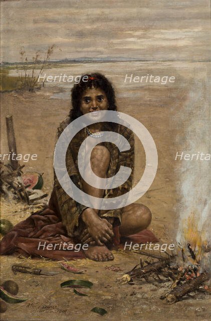 A Gypsy Woman, 1909. Creator: Antoni Kozakiewicz.