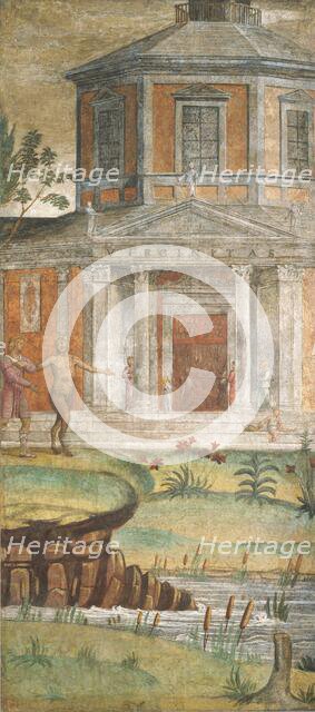 Cephalus and Pan at the Temple of Diana, c. 1520/1522. Creator: Bernardino Luini.