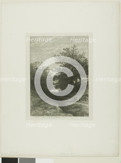 Alpine Landscape, n.d. Creator: Alexandre Calame.