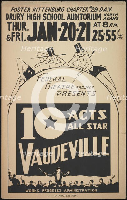 Vaudeville Revue, [193-]. Creator: Unknown.