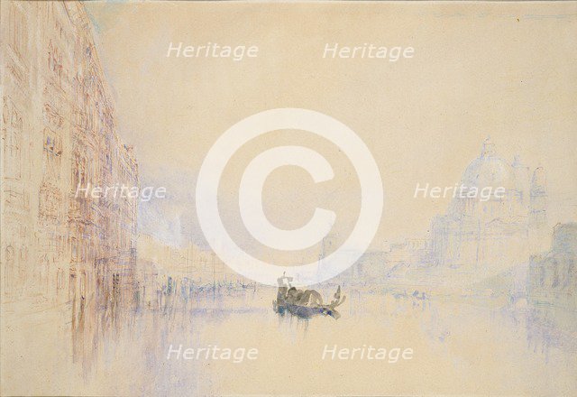 Venice: the Grand Canal, 1840. Artist: JMW Turner.