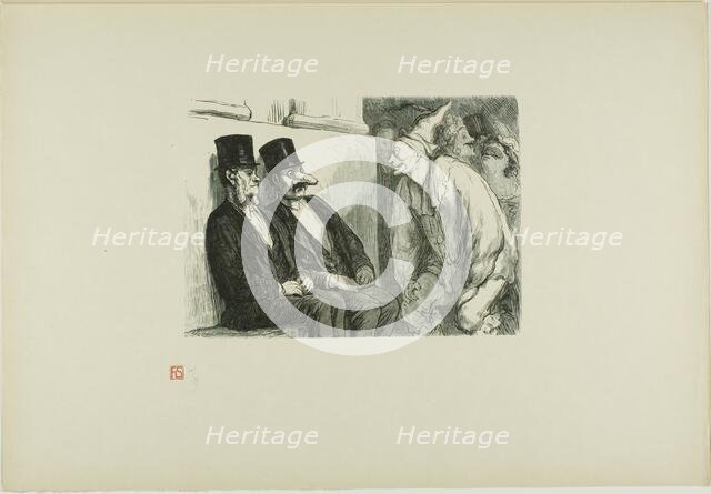 The Opera Ball: You are having too much fun!, 1868, printed 1920. Creator: Etienne Carjat.