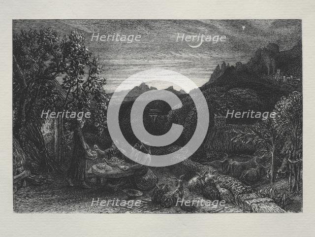 The Homeward Star, 1883. Creator: Samuel Palmer (British, 1805-1881).