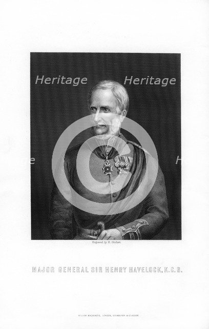 Major-General Sir Henry Havelock, British general, (1893).Artist: E Stodart