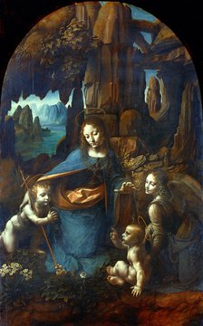 'The Virgin of the Rocks', 1491-1519. Artist: Leonardo da Vinci
