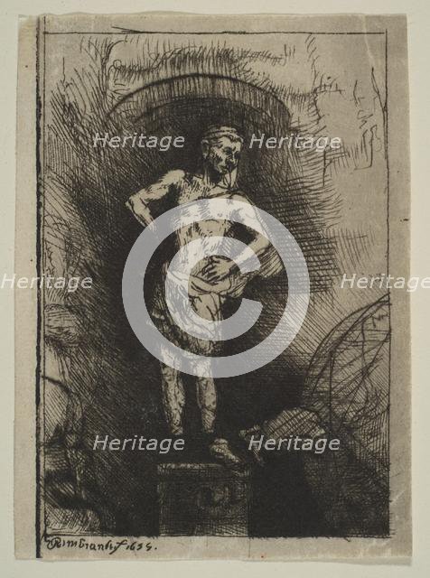 The Image Seen by Nebuchadnezzar, 1655. Creator: Rembrandt Harmensz van Rijn.