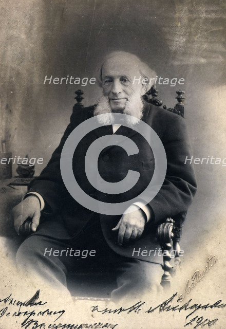 Portrait of Ivan Konstantinovich Aivazovsky (1817-1900), c. 1900.