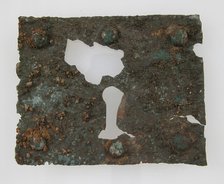 Rectangular Plaque, Frankish, 6th-7th century. Creator: Unknown.
