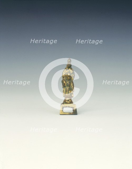 Gilt bronze Avalokitesvara, Sui dynasty, China, 581-618 AD. Artist: Unknown