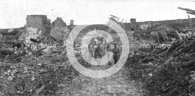 Hours of Victory; The ruins of La Malmaison farm, recaptured on October 23, 1917', 1917, 1917. Creator: Unknown.