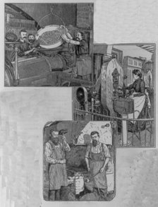 Pa. - Philadelphia - U.S. Mint - full page from Demorest's Family Magazine article of oper..., n.d. Creators: WH Hyatt, Frances Benjamin Johnston.