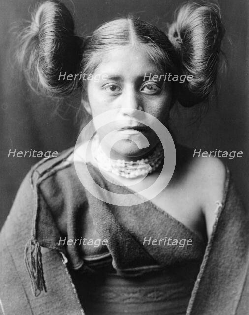 A Tewa girl, c1906. Creator: Edward Sheriff Curtis.