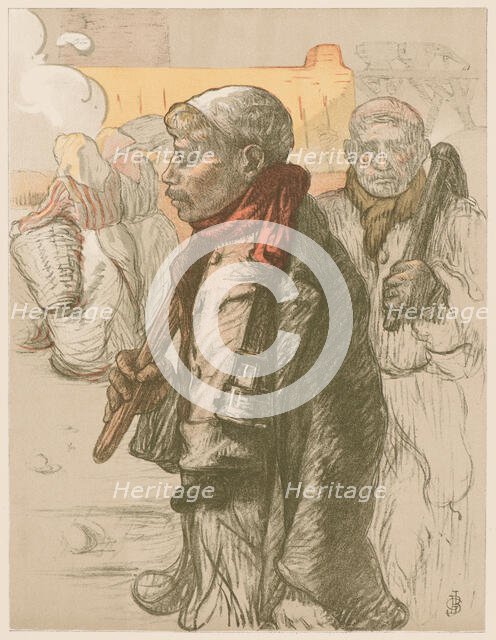 Au Pays Noir (In the Black Country), c. 1898. Creator: Besson, Jules-Gustave (1868-after 1925).