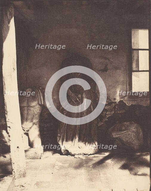 Antiquities in the Museum at Cherchell, Algeria, 1853-54. Creator: John Beasley Greene.