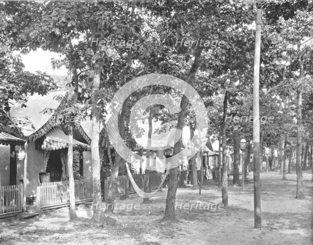 Avenue of Tents, Ocean Grove, New Jersey, USA, c1900.  Creator: Unknown.