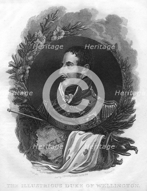 Arthur Wellesley, the 1st Duke of Wellington (1769-1852), 1816.Artist: T Wallis