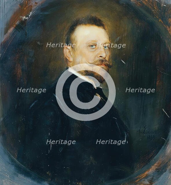 The Reichsrat deputy Dr. Joseph Maria Baernreither, 1899. Creator: Franz von Lenbach.
