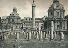 Forum of Trajan, Rome, Italy, 1927. Artist: Eugen Poppel.