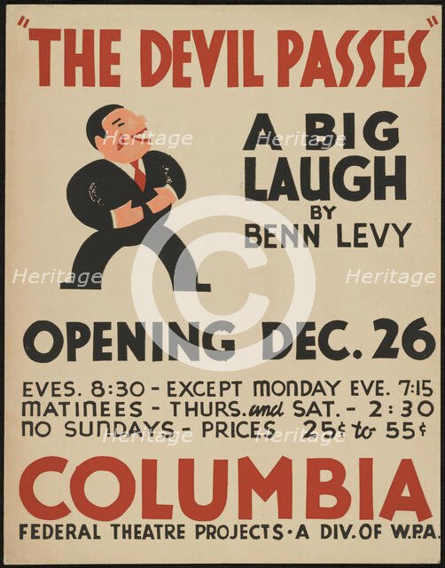 The Devil Passes, San Francisco, 1936. Creator: Unknown.