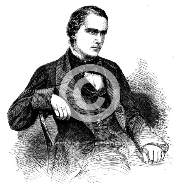 Mr. Charles T. Bright, Chief Engineer of the Atlantic Telegraph Company, 1858. Creator: Unknown.