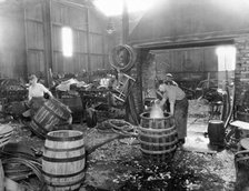 A cooperage, London, c1938. Artist: Unknown