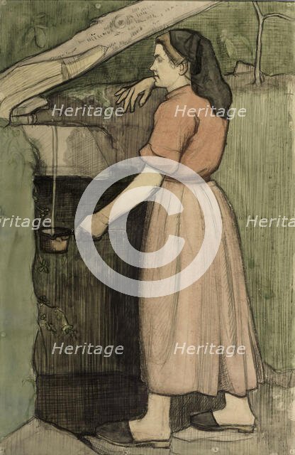 Mountain Spring, a study, 1903. Creator: Juho Rissanen.