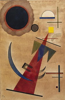 Red in a pointed shape, 1925. Creator: Kandinsky, Wassily Vasilyevich (1866-1944).