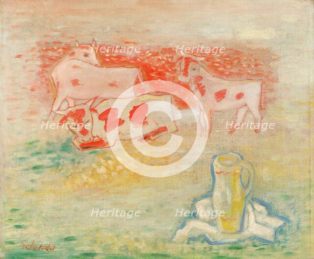 Meadow Motif, 1936-1937. Creator: Mikulas Galanda.