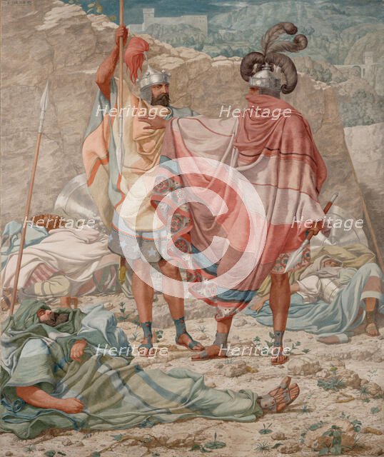 Mercy: David Spareth Saul's Life, 1854. Creator: Richard Dadd.