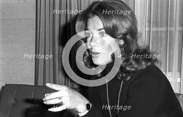 Vicki Carr, American singer and humanitarian, London, 1972. Artist: Brian O'Connor.