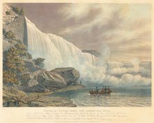 Niagara Falls from the American Side, published 1840. Creator: William James Bennett.
