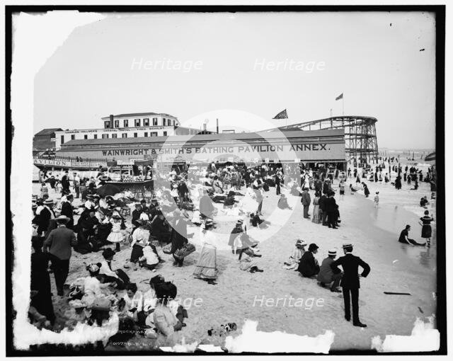 The Beach, Rockaway, Long Island, c1904. Creator: Unknown.