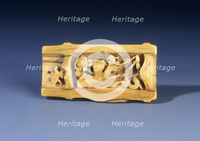 Ivory gambling counter, Qing dynasty, China, 18th century. Artist: Unknown