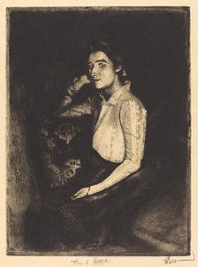 La Biarrote, 1901. Creator: Paul Albert Besnard.