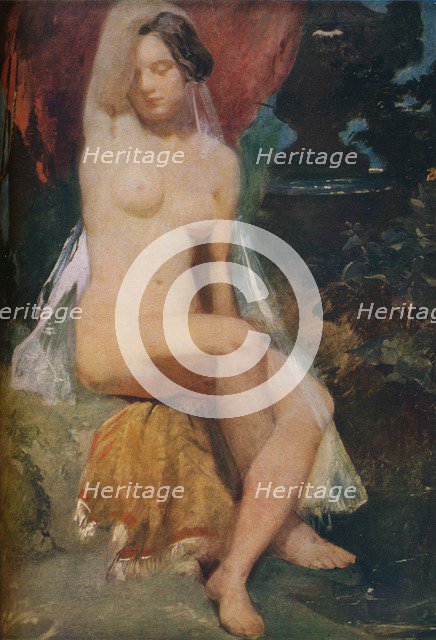 'Woman at a Fountain', c1840.