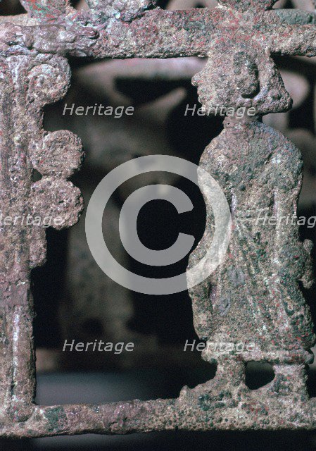 Detail of a bronze stand, 17th century BC. Artist: Unknown