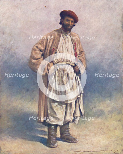 'A Hindoo Hill-shepherd of Kashmir', 1903. Artist: Mortimer L Menpes.