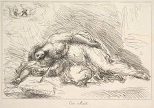 Woman Slain with Sword, 1740-1802. Creator: Giuseppe Canale.