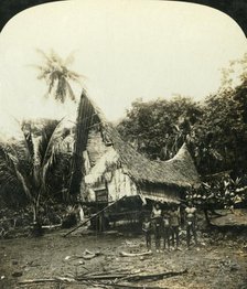 'A Native Hut, Sariba, British New Guinea', c1909. Creator: George Rose.