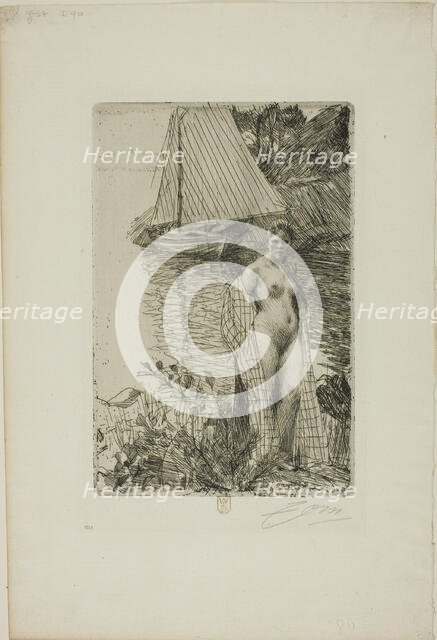 My Model and my Boat, 1894. Creator: Anders Leonard Zorn.