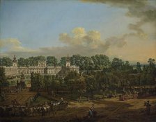 Wilanow Palace as seen from the entrance, 1776. Creator: Bellotto, Bernardo (1720-1780).