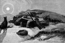 The American Franklin Search Expedition: an Arctic night's lodging, 1881. Creator: Unknown.