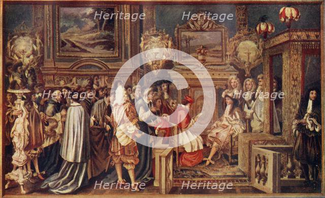 'The "Sun" King Louis XIV, Of France, With His Brilliant Court', 1664, (c1930). Creator: Unknown.