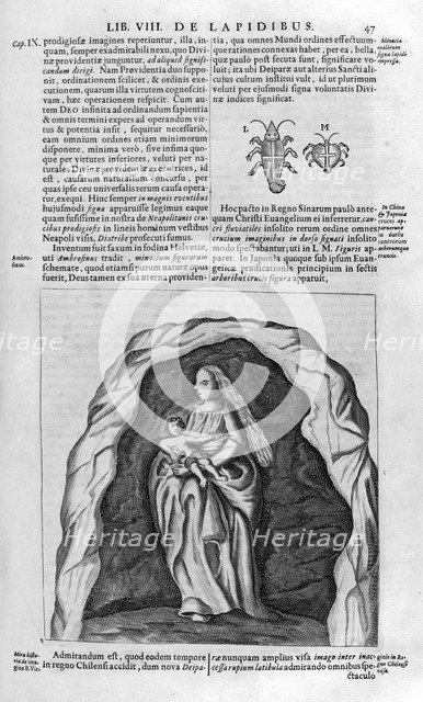 Virgin and child, 1678. Artist: Athanasius Kircher