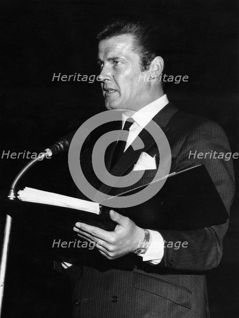 Roger Moore (1927- ), British actor, 1968. Artist: Unknown